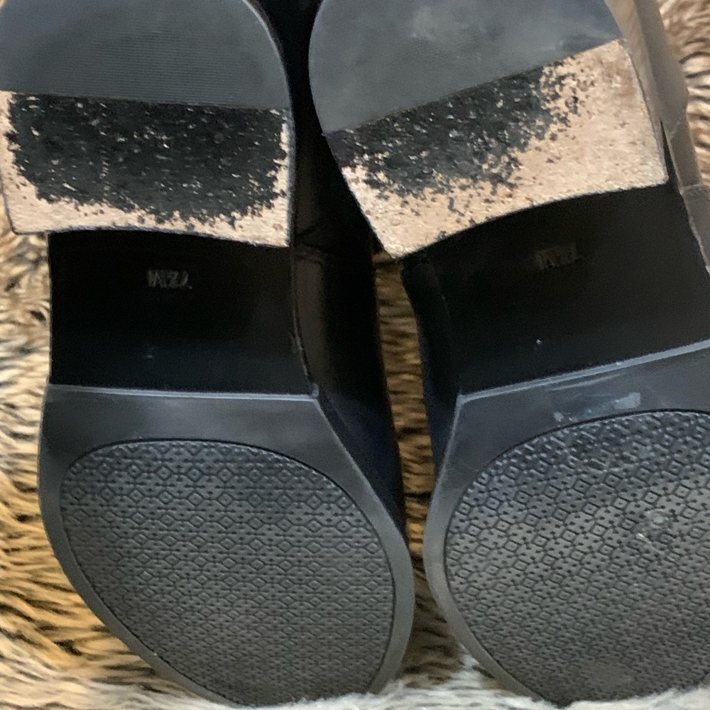 Tory Burch 7.5 Black Miller Pull On Boot Style 40372 Box & Dust Cover list $525 - Picture 7 of 13
